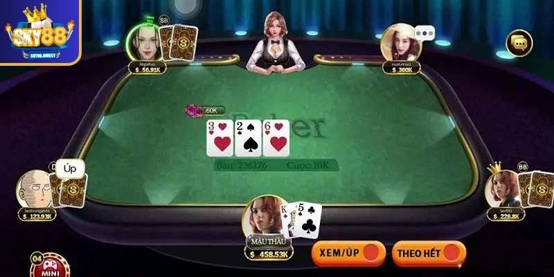 Cách tham gia Poker tại SKY88 dành cho tân thủ