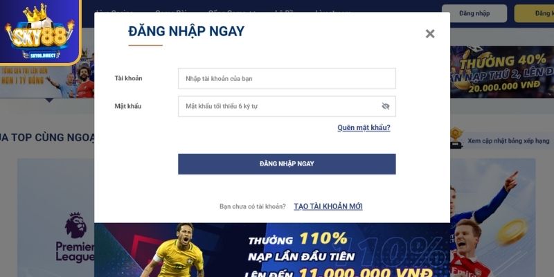 Đăng nhập điện thoại qua website tiện lợi