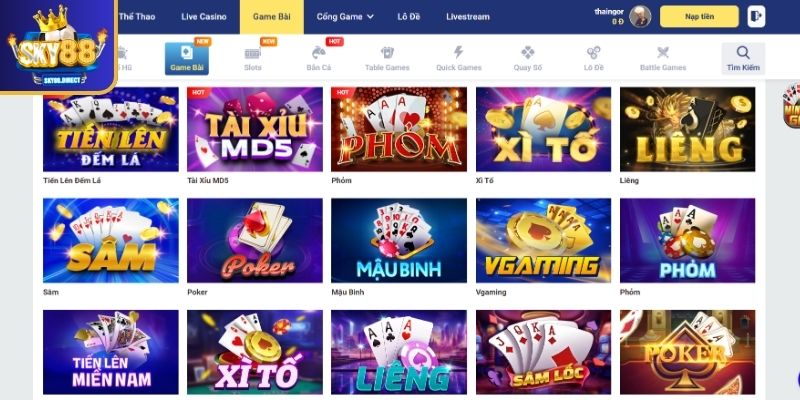 Những lưu ý dành cho người chơi game đánh bài trực tuyến SKY88